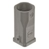 HARTING Heavy Duty Power Connector Hood Die Cast Zinc IP44, IP67 Cable Entry M25, 1 Lever Locking Han A Size 3A 19200031445