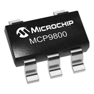 Microchip Digital Temperature Sensor , Current/Voltage Output, Surface Mount, I2C SMBus Interface, ±3°C Accuracy MCP9800