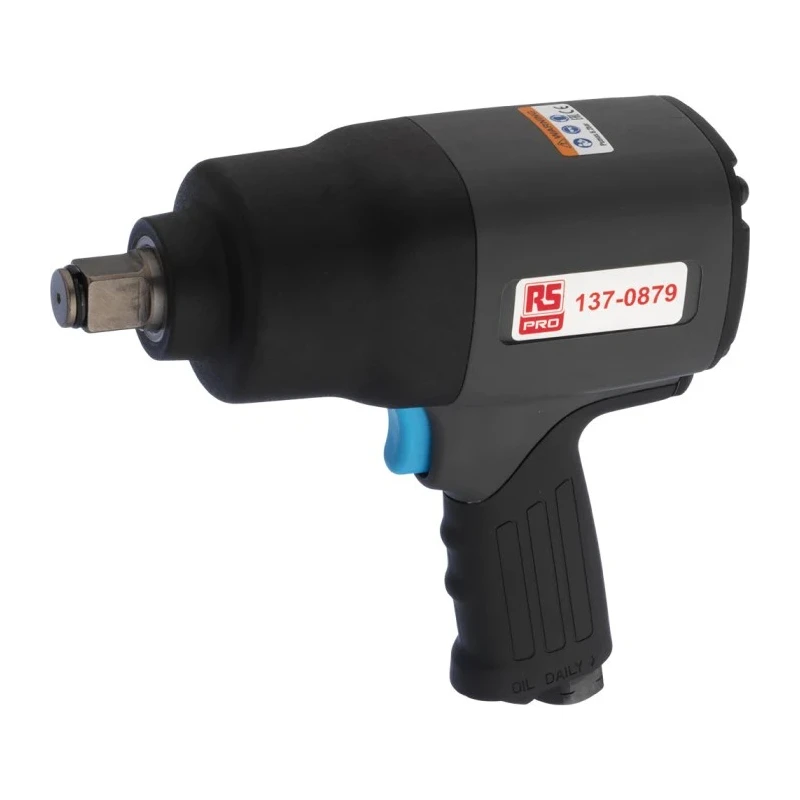 RS PRO 3/4 in Air Impact Wrench Pistol Grip Drive Size 3/4 in 1490 Nm Torque 5500 rpm APP234