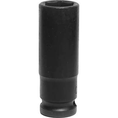 RS PRO 19 mm Deep Impact Socket 12.7 mm Drive Chrome Molybdenum Steel Blackened Finish 137-0919