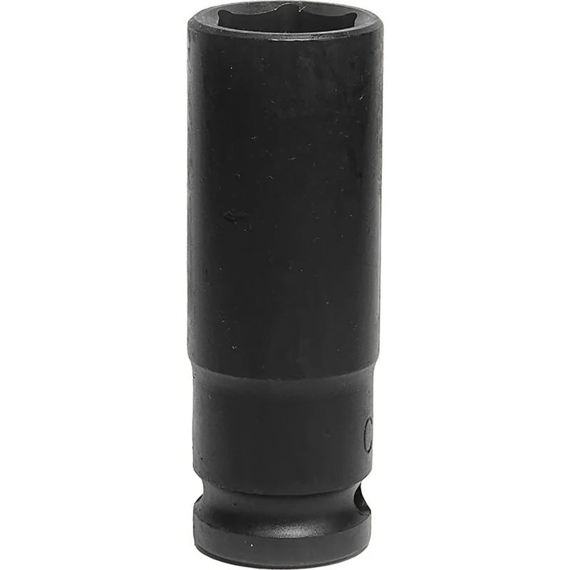 RS PRO 19 mm Deep Impact Socket 12.7 mm Drive Chrome Molybdenum Steel Blackened Finish 137-0919