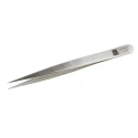 RS PRO Stainless Steel Straight Fine Tweezer 120mm 136-9837