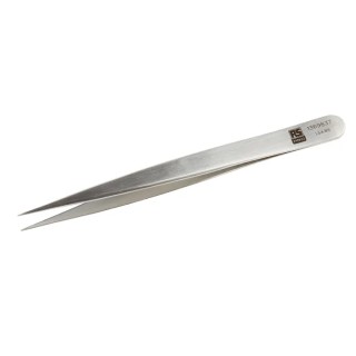 RS PRO Stainless Steel Straight Fine Tweezer 120mm 136-9837