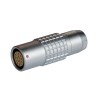LEMO Circular Connector Cable Socket, 16 Contacts, Female, IP50, Brass Housing, 2B Series, 16V, 16A PHG.2B.316.CLLZ