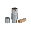 LEMO Circular Connector Cable Socket, 16 Contacts, Female, IP50, Brass Housing, 2B Series, 16V, 16A PHG.2B.316.CLLZ