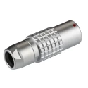 LEMO Circular Connector Cable Socket, Female, 5 Contacts, IP50, 2B Series PHG.2B.305.CLLZ