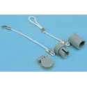 LEMO 3B MIL 1344A Male/Female Dust Cap Shell Size 3 IP50 IP66 IP68 IP54 Rated Brass Chrome Plated Finish BRA.3B200.PCSG