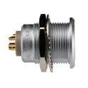 LEMO Circular Connector 3 Contacts Panel Mount 22 mm Socket Female IP50 Brass Gold Plated EGG.3B.303.CLL