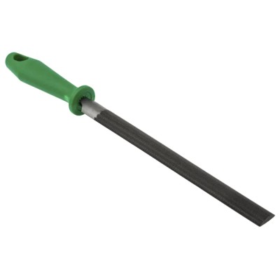 Crescent 200 mm Second-Cut Engineers File Half Round Shape with Handle Included 04927BC