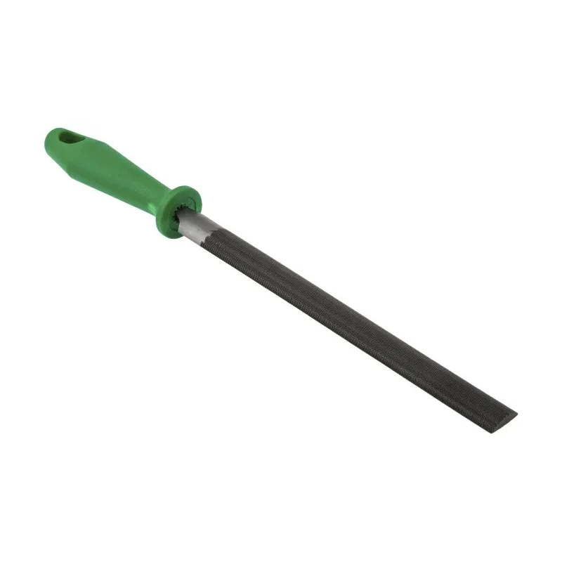 Crescent 200 mm Second-Cut Engineers File Half Round Shape with Handle Included 04927BC
