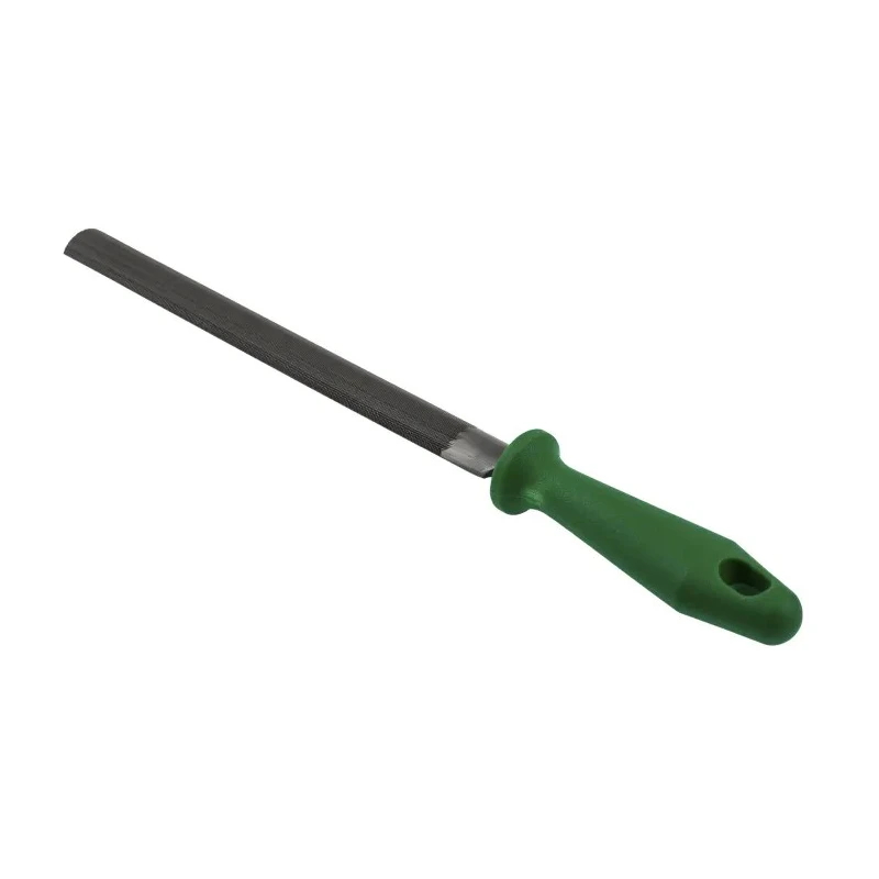 Crescent 200 mm Second-Cut Engineers File Half Round Shape with Handle Included 04927BC