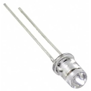 VCC VAOL Series Ultraviolet UV LED 385 nm 30° Viewing Angle 5 mm Through Hole VAOL-5GUV8T4