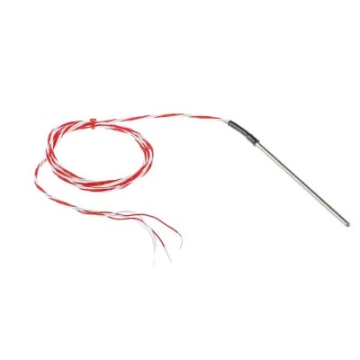 RS PRO PT100 RTD Sensor 3 mm Diameter, 100 mm Length, 4 Wire, Class B Accuracy, Stainless Steel Probe PT100