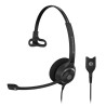 EPOS On Ear Headset Silver Black Headband Quick Disconnect USB 50Hz-18000Hz 113dB 504401