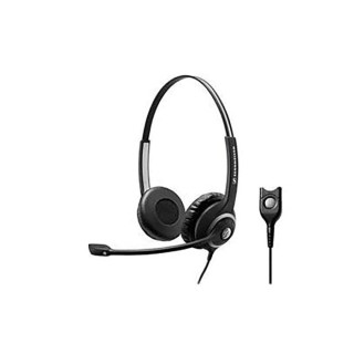 EPOS On Ear Wired Headset Black Silver Quick Disconnect 504402