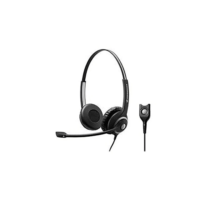 EPOS On Ear Wired Headset Black Silver Quick Disconnect 504402
