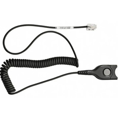 EPOS Phone Accessory Cable Sennheiser CSTD 01 Headset Connection Coiled Cord Modular Plug RJ9 5362