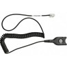 EPOS Phone Accessory Cable Sennheiser CSTD 01 Headset Connection Coiled Cord Modular Plug RJ9 5362