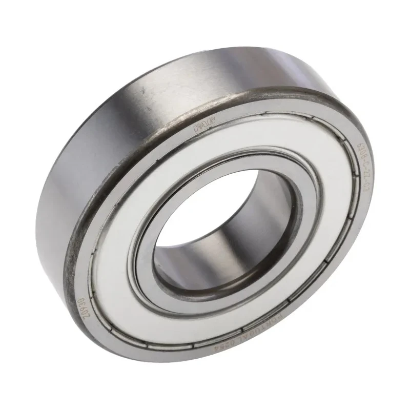 FAG Single Row Deep Groove Ball Bearing, 40 mm ID, 90 mm OD, 23 mm Width, Sealed, C3 Clearance, 4800 rpm 6308-2RSR-C3