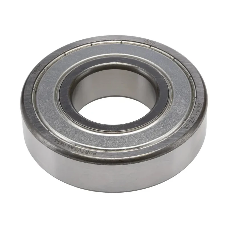 FAG Single Row Deep Groove Ball Bearing, 40 mm ID, 90 mm OD, 23 mm Width, Sealed, C3 Clearance, 4800 rpm 6308-2RSR-C3