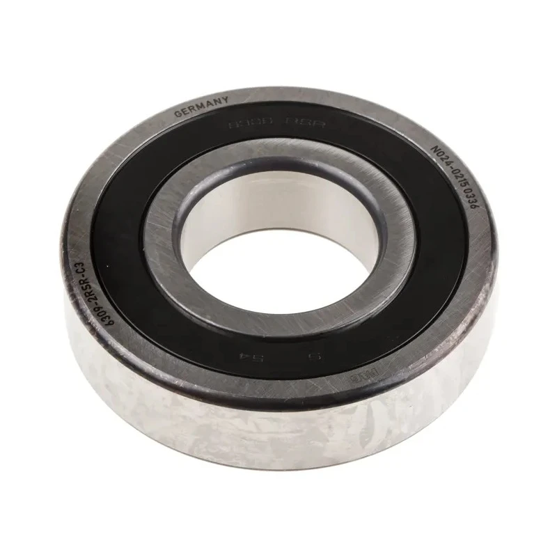 FAG 1 Row Deep Groove Ball Bearing 45 mm ID, 100 mm OD, 25 mm Width, Sealed, C3 Clearance 6309-2RSR-C3