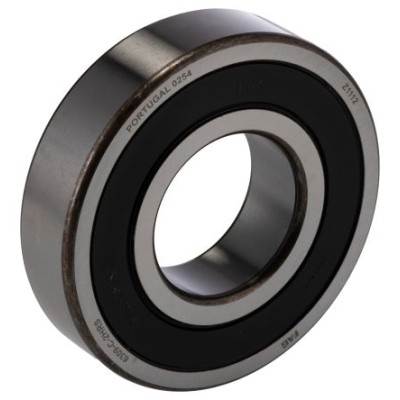 FAG Single Row Deep Groove Ball Bearing 45 mm ID 100 mm OD Sealed Steel Cage 4300 rpm 31.5kN Static Load 56kN 6309-2RSR
