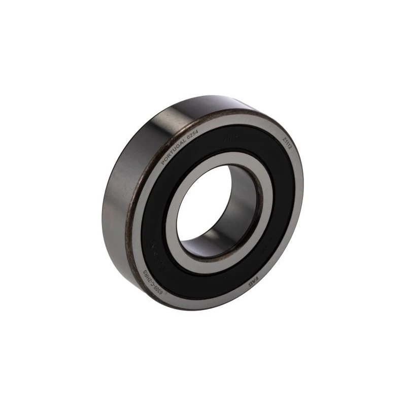 FAG Single Row Deep Groove Ball Bearing 45 mm ID 100 mm OD Sealed Steel Cage 4300 rpm 31.5kN Static Load 56kN 6309-2RSR