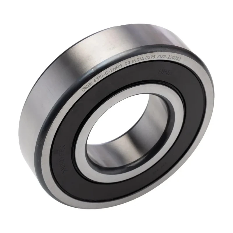 FAG Single Row Deep Groove Ball Bearing 50 mm ID, 110 mm OD, 27 mm Width, Sealed, Steel Cage and Balls 6310-C-2HRS-C3