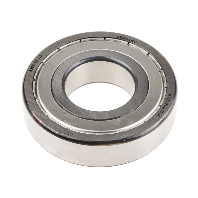 FAG Single Row Deep Groove Ball Bearing 45 mm ID 100 mm OD 25 mm Width Double Shielded C3 Clearance 8100 RPM 6309-2Z-C3