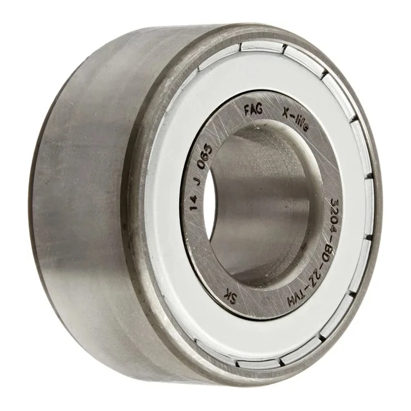 FAG Double Row Angular Contact Ball Bearing 30 mm ID, 72 mm OD, 30.2 mm Race Width 3306-BD-XL-2HRS-TVH