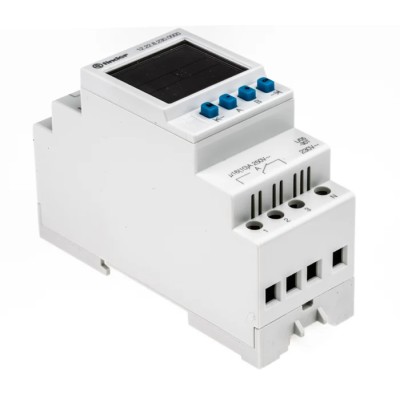 Finder Digital 12 DIN Rail Time Switch, 2-Channel, 230V AC, DPDT Contact Configuration 12.22.8.230.0000
