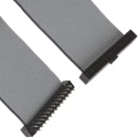 Samtec Ribbon Cable Flat Ribbon 2 mm Pitch 15 Conductors 203.2 mm Length TCMD-15-T-08.00-01-N