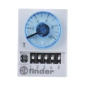 Finder 85 Series Timer Relay, 4-Contact 4PDT, 12 V AC/DC, 0.05 to 100 s, 0.5 to 100 min, 0.5 to 100 h 85.04.0.012.0000