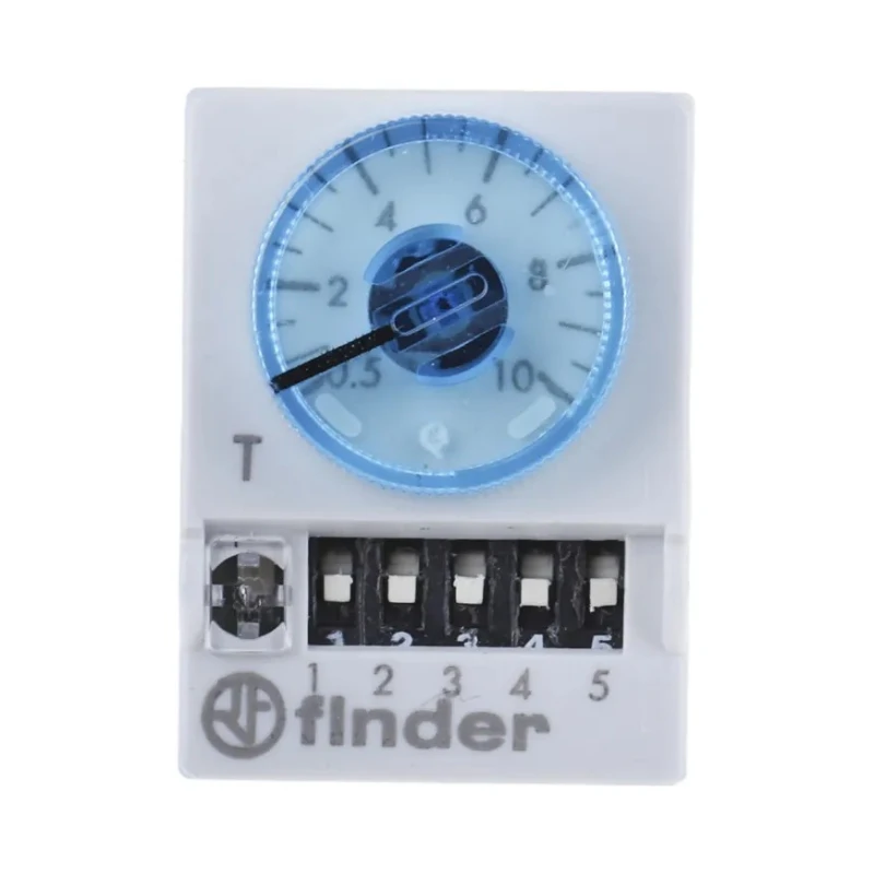 Finder 85 Series Timer Relay, 4-Contact 4PDT, 12 V AC/DC, 0.05 to 100 s, 0.5 to 100 min, 0.5 to 100 h 85.04.0.012.0000