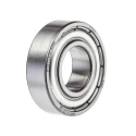 FAG 1 Row Deep Groove Ball Bearing, 15 mm ID, 32 mm OD, 9 mm Width, Steel Cage and Ball, Double Shielded, C3 6002-C-2Z-C3