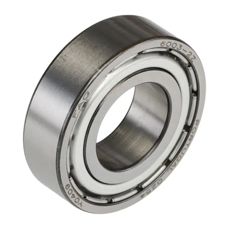 FAG Single Row Deep Groove Ball Bearing 17 mm Inside Diameter 35 mm Outside Diameter Double Shielded Steel Cage 6003-2Z