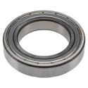 FAG Single Row Deep Groove Ball Bearing, 50 mm Inside Diameter, 80 mm Outside Diameter, 16 mm Race Width, Steel Cage 6010-2Z