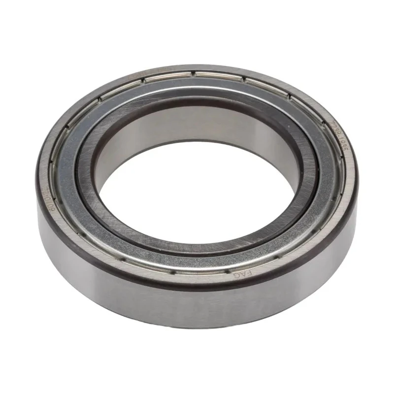 FAG Single Row Deep Groove Ball Bearing, 50 mm Inside Diameter, 80 mm Outside Diameter, 16 mm Race Width, Steel Cage 6010-2Z