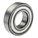FAG Single Row Deep Groove Ball Bearing 30 mm ID, 62 mm OD, 16 mm Width, C3 Clearance, Double Shielded Steel Cage 6206-2Z-C3