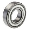 FAG Single Row Deep Groove Ball Bearing 30 mm ID, 62 mm OD, 16 mm Width, C3 Clearance, Double Shielded Steel Cage 6206-2Z-C3