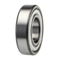 FAG Single Row Deep Groove Ball Bearing 30 mm ID, 62 mm OD, 16 mm Width, C3 Clearance, Double Shielded Steel Cage 6206-2Z-C3