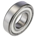 FAG Single Row Deep Groove Ball Bearing 30 mm ID, 62 mm OD, 16 mm Width Steel Cage Double Shielded 2 Light Series 6206-2Z