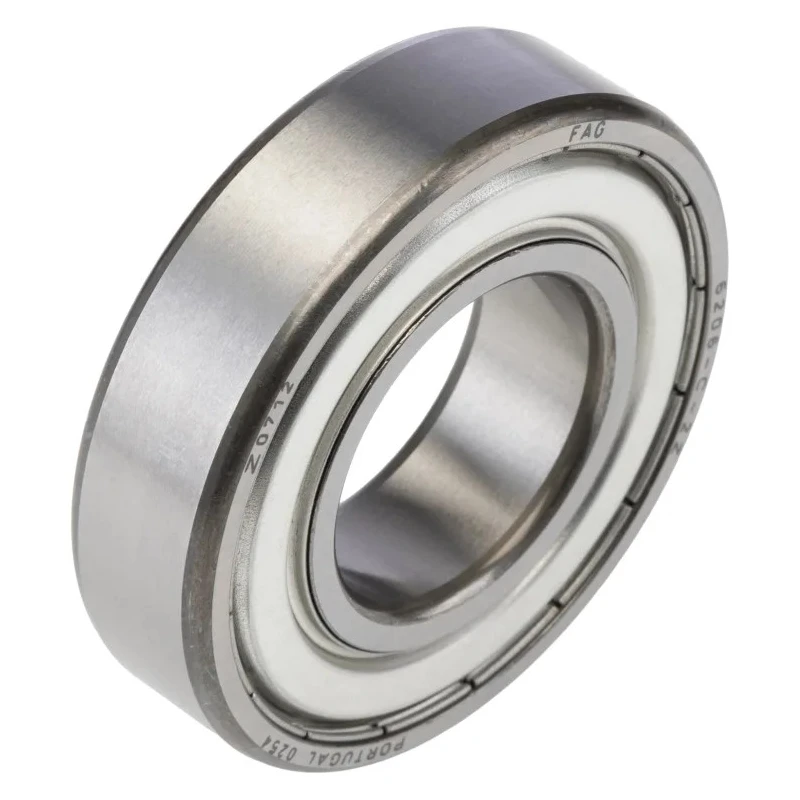 FAG Single Row Deep Groove Ball Bearing 30 mm ID, 62 mm OD, 16 mm Width Steel Cage Double Shielded 2 Light Series 6206-2Z
