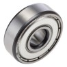 FAG Single Row Deep Groove Ball Bearing 12 mm Inside Diameter, 37 mm Outside Diameter, 12 mm Race Width, Double 6301-2Z