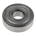 FAG Single Row Deep Groove Ball Bearing 15 mm ID, 42 mm OD, 13 mm Width, Steel Cage & Balls, Double Shielded, C3 6302-2Z-C3