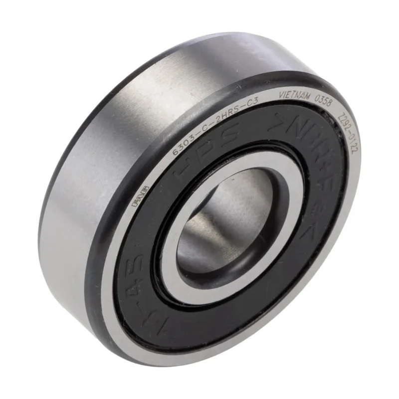 FAG Single Row Deep Groove Ball Bearing 17 mm ID, 47 mm OD, 14 mm Race Width, Sealed, C3 Clearance 6303-C-2HRS-C3