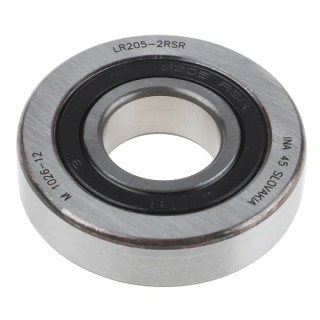 INA Yoke Cam Follower 25mm Bore Diameter, 62mm Roller Diameter, Static Load 13300N, Dynamic Load 7100N LR205-2RSR