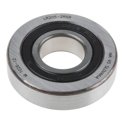INA Yoke Cam Follower 25mm Bore Diameter, 62mm Roller Diameter, Static Load 13300N, Dynamic Load 7100N LR205-2RSR