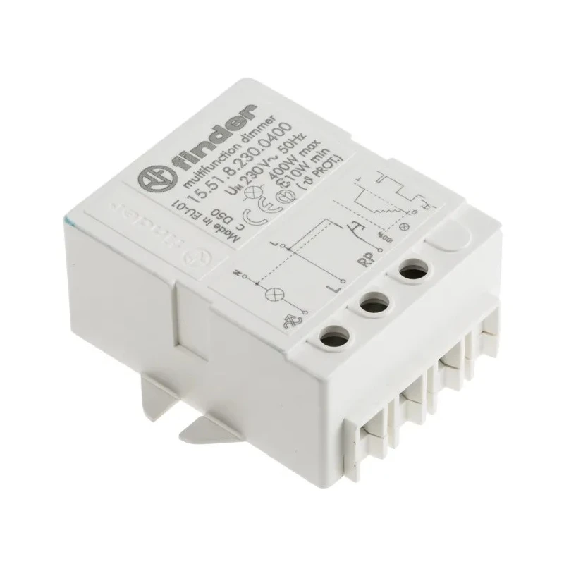 Finder 15 Trailing Edge Dimmer 230V, Screw Terminal, Single Channel, CE EACUK, Italy 15.51.8.230.0400