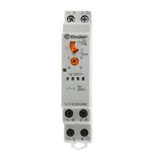 Finder Staircase Timer 230V AC SPNO Contact Configuration 14.71.8.230.0000